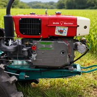 Motoculteur intelligent MOLLIK 281, 16 CV, 2 roues motrices, tracteur agricole portatif, moteur, pompe, transmission par engrenages