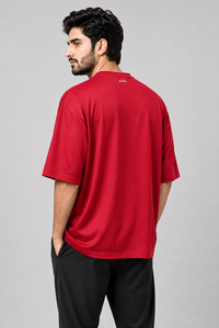 T-shirt compact pour homme, 100 % coton, toile épaisse, col rond, respirant, séchage rapide, écologique, décontracté - Product Image 4