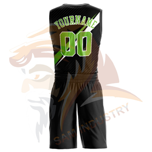 Vente flash - Ensemble d'uniformes de basket-ball respirants de haute qualité avec logo personnalisé imprimé pour adultes - Uniformes de basket-ball entièrement personnalisables - Product Image 3