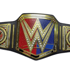 Cinturón de Campeonato WWE Personalizable de Alta Calidad, Cinturón Deportivo Rojo y Azul, Cinturón de Título Personalizado, Edición de Coleccionista - Product Image 2