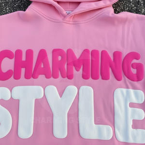 Sweat à capuche personnalisé pour homme, style hip-hop, hiver, uni, imprimé, 100% coton, coupe classique, épais, service OEM - Product Image 4