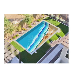 Carreaux de piscine élégants et haut de gamme, série Coquillages Irisés, pour villas, appartements, écoles, usage extérieur, résistants aux acides - Product Image 4