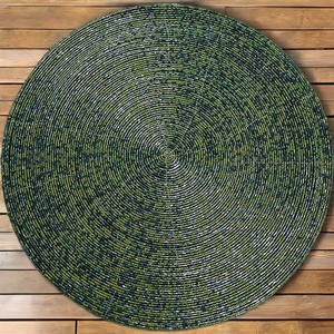 ผ้ารองจานปักลายลูกปัดแก้วสำหรับตกแต่งโต๊ะในห้องครัวบ้าน - Product Image 1