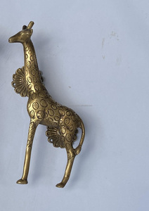 Luxe Ethnique Maison Décoratif Grand Girrafe Conception À La Main En Laiton Tiroir Armoire Tiroir Et Fenêtre Poignée De Porte - Product Image 6