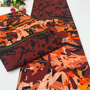 ผ้าพิมพ์ลายแอฟริกันคุณภาพสูงปี 2025 และผ้าฝ้ายผสมอังการาสำหรับชุดผู้หญิง เสื้อผ้าเด็กชาย และดีไซน์อังการาทันสมัย - Product Image 1