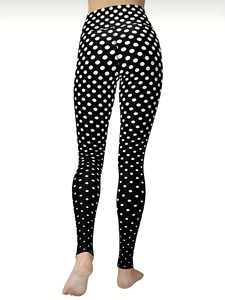 Pantalones de Yoga Súper Elásticos con Estampado de Puntos para Mujer, Leggings Deportivos Moldeadores con Efecto Levanta Glúteos BY HI 2026 - Product Image 2