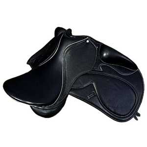 Saut de cheval anglais en cuir véritable de qualité supérieure et selle Western tout usage pour l'équitation en vente - Product Image 2