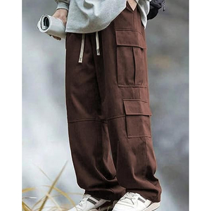กางเกงคาร์โก้ทรงโอเวอร์ไซส์สำหรับผู้ชายสุดเทรนดี้ รับสั่งทำงานปัก พิมพ์ลาย สตรีทแวร์ ผู้ผลิตและผู้จัดจำหน่าย - Product Image 2
