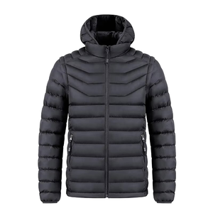 2025 New Design Stand Collar Men's Puffer Jackets Wholesale Hot Sale Customized Winter Thick Warm Puffer Jackets - Product Image 3