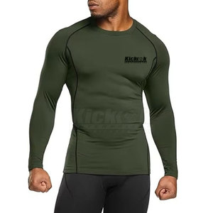 Chemise de protection respirante professionnelle en tissu Spandex/Polyester conçue pour le confort, la flexibilité et les performances en entraînement intense - Product Image 6