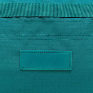 Teal Polyester <b>Duffel</b> <b>Bag</b> Weekender Travel Gym Zipper Closure Durable Lightweight Eco-Friendly Fashion Large Capacity Portable - Product Image 6