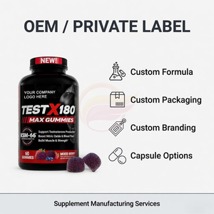 อาหารเสริมสมุนไพรผสมเบอร์รี่ TestX180 แบบฉลากส่วนตัว ชนิดกัมมี่ บรรจุ 60 เม็ด - Product Image 5