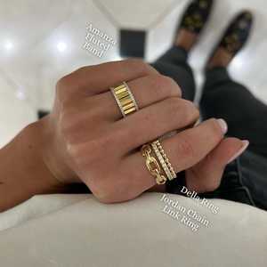 Fluted Diamond Band 0.16ct 10k 14k 18k <b>Solid</b> Gold Ribbed Textured Style Wide Cigar Ring Textured Stackable Eternity Manufacture - Product Image 3