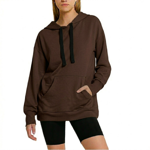 Sudadera con Capucha Transpirable y Antiencogimiento para Mujer, en Material de Felpa Suave, Precio al por Mayor, MOQ Bajo - Product Image 1