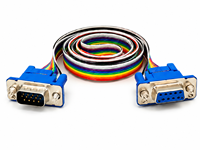 Cable D-Sub DB9 Macho a Hembra de Alta Flexibilidad, 9 Pines, RS232, Puerto Serie COM, Adaptador de Extensión, Cable de Comunicación