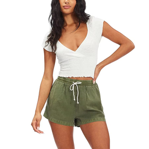 <b>Women</b> Lounge <b>Shorts</b> Soft Cotton Casual Home <b>Shorts</b> <b>Elastic</b> <b>Waist</b> Relaxed Fit Summer Sleep Wear Workout And Everyday Comfort - Product Image 3