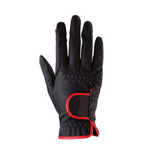 Wholesale Cheap Price Genuine Leather Full <b>Finger</b> Horse Riding Gloves with Adjustable Wrist <b>Strap</b> Unisex Design for Summer Work - Product Image 6