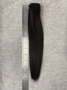 ผมต่อเวียดนามแท้ Remy แบบเครื่องจักรเย็บสองชั้น สีดำ แบบถักเป็นช่อ พร้อมดัดลอนทุกสี ผมหนาแน่นสองชั้น - Product Image 5