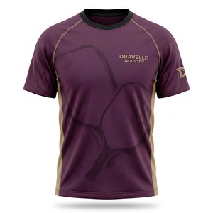 Camiseta Deportiva Personalizada de Alto Rendimiento para Pickleball, Malla Transpirable de Poli-Spandex, para Hombre - Product Image 2