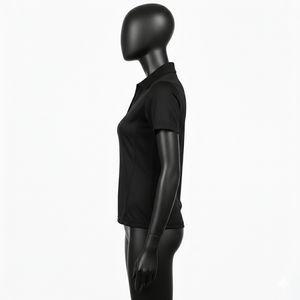 Chemises polo pour femmes tendance, haute qualité, 100% coton, écologiques, respirantes, tissu 220g - Product Image 3