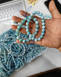 สร้อยข้อมือคริสตัลแท้ลูกปัดหินธรรมชาติขนาด8มม. เครื่องประดับแฟชั่นสำหรับผู้ชายผู้หญิง - Product Image 5