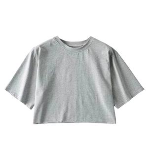 เสื้อครอปท็อปผู้หญิงสำหรับฤดูร้อนปี 2025 ผ้าถักคุณภาพสูง น้ำหนักเบา ระบายอากาศได้ดี เป็นมิตรกับสิ่งแวดล้อม ป้องกันรอยยับ แห้งเร็ว - Product Image 1