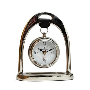 <b>Silver</b> Antique Table <b>Clock</b> for Home Office Decor Vintage Style Desk <b>Clock</b> Bedroom Living Room Study Gift - Product Image 1