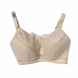European Style Plus Size Lace Bra With Wire Wholesale Comfort and Lift Floral Bra Decoration Breathable High Support Underwear - Product Image 3