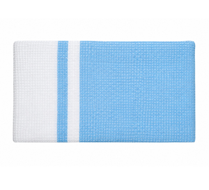 Serviette en bambou premium, ultra douce, séchage rapide, respectueuse de la peau, légère, bleu gaufré - Product Image 3