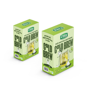 Bolsitas de Té Matcha Orgánico de Primera Calidad, Frío, Bajo en Cafeína, Té Desintoxicante Orgánico en Bolsitas Piramidales, Caja de Empaque Personalizada - Product Image 1