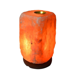 Lampe de sel rose en boule de cristal de luxe OEM, diffuseur d'arômes en verre transparent avec pierre brute de guérison, pour aromathérapie et décoration intérieure - Product Image 2