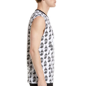 เสื้อกล้ามถักแขนกุดระบายอากาศลำลองสำหรับผู้ชายเสื้อกล้ามออกกำลังกายยิมออกกำลังกาย - Product Image 3