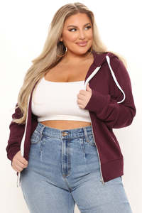 Wholesale Women Zip Up Hoodie Casual Streetwear Jacket Custom Fashion Apparel OEM ODM Supplier USA Market - Product Image 3