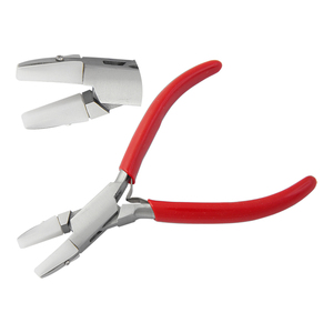 Size 125mm Stainless Steel Chain Nose Plier Nylon Jaws PVC Handles Jewelry Making DIY <b>Crafts</b> <b>Wire</b> Wrapping OEM Cutting Fishing - Product Image 1