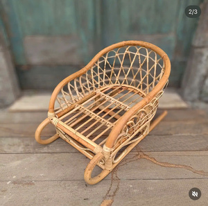 Panier de photographie pour bébé en rotin fait main - nouveau design, accessoires de photographie pour nouveau-nés, prix d'usine - Product Image 3