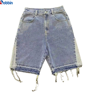 Overoles de Mezclilla para Hombre, Cintura Media, Casuales, Cortos, Transpirables, de Alta Calidad, Versátiles, Elegantes, para Verano y Actividades al Aire Libre - Product Image 2