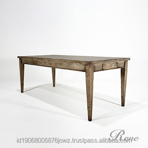 Best Selling <b>Dining</b> <b>Table</b> And Chair Set Made Of Wood And <b>Rattan</b> Classic Vintage Design No. 8223 Durable For Hotel - Product Image 5