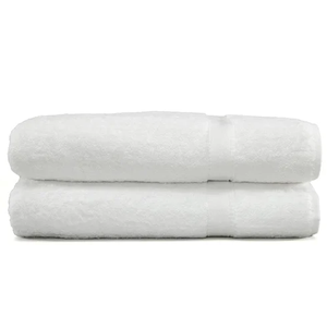 Toalla de Baño Grande Blanca de Algodón Puro Cinco Estrellas para Hotel, 75*150cm, 35*35cm, 35*70cm, Toalla de Mano, 500-600 Gsm, Directo de Fábrica - Product Image 4