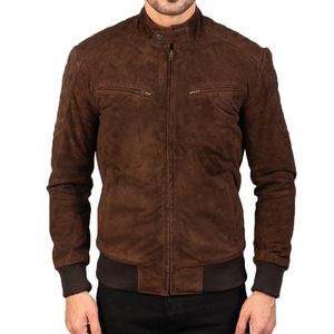 Chaquetas de cuero para hombre, estilo moderno streetwear para la colección de invierno, proveedor OEM personalizado de chaquetas de cuero para hombre. - Product Image 1