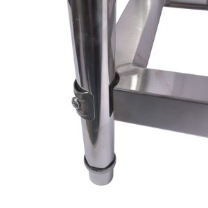 Lavello Commerciale Indipendente per Cucina Professionale 47'' con Lavello Sinistro in Acciaio Inox, Cassetto e Rubinetto Estraibile - Product Image 6