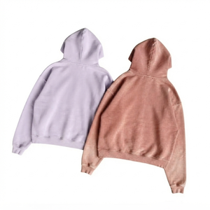 Custom Vintage Heavyweight Regular Fit <b>Zip</b>-Up Hoodie 100% Cotton Breathable Windproof Eco-Friendly Distressed Embroidery Men's - Product Image 2