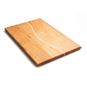 Tabla de cortar de acacia de primera calidad, tabla de cortar de madera maciza de acacia, bloque de madera dura de acacia natural - Product Image 3