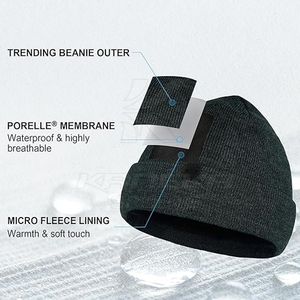 Gorros de Punto Clásicos de Alta Calidad, 100% Acrílico, Unisex, Cómodos para el Uso Diario, Actividades al Aire Libre de Invierno, Tejido Común - Product Image 6