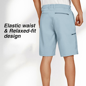 Pantalones cortos de golf personalizados para hombre, tela transpirable, ajuste elástico, ideales para ropa deportiva de marca y personalización de equipos, pantalones cortos de golf económicos para hombre. - Product Image 2