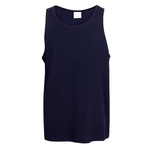 Débardeur uni pour homme, col rond, sans manches, décontracté, pour la gym et l'entraînement, personnalisable avec logo, vente en gros - Product Image 4