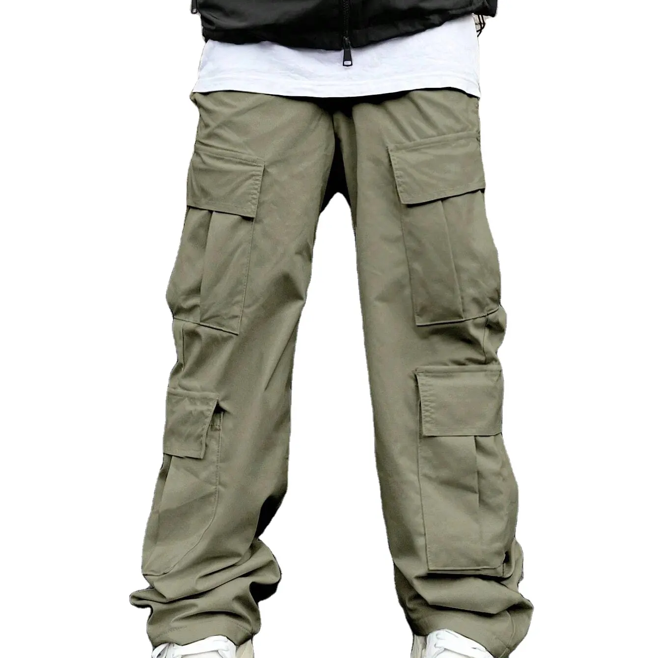 Men Baggy Cargo Pants High Quality Customized Fashion Cargo Pants /Eight Pocket Loose Fit Cargo Pant For Men