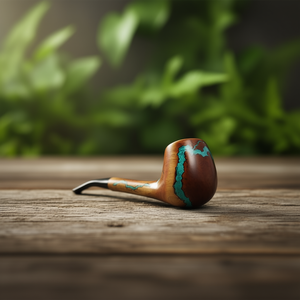 Pipe à fumer en bois fabriquée en usine, design vintage fait main, durable, écologique, réutilisable avec logo personnalisé, portable - Product Image 3