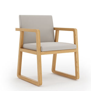 Chaise moderne européenne avec structure en bois naturel de haute qualité pour salon, table de bar et intérieur minimaliste - Product Image 2