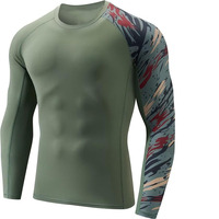 Rashguard MMA Couleur Unie à Prix Raisonnable, Nouvelle Arrivée 2026, Design Personnalisé, Respirant, Spandex/Polyester, Séchage Rapide