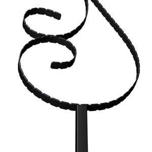 Balustri Decorativi in Metallo per Scale, Set da 5 Pezzi, in Acciaio Zincato, a Forma di S, Satinati, Cavi, 44 x 1/2 Pollici - Product Image 6